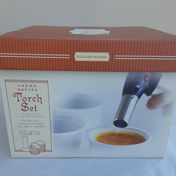 WILLIAMS SONOMA CREME BRULEE TORCH SET 4 CULINARY - Picture 7 of 13